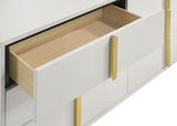 Marceline dresser in a styled bedroom setting