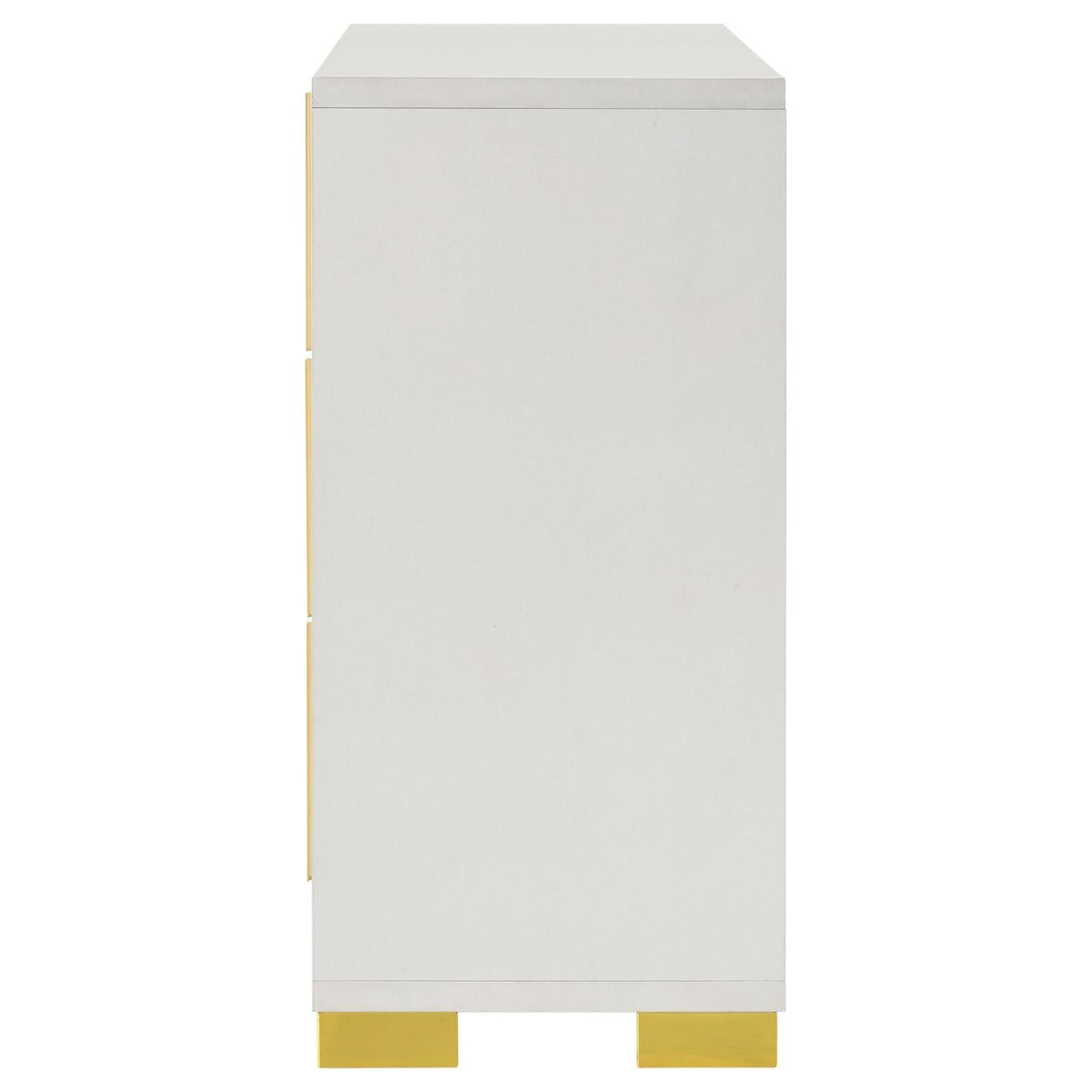 Open drawer showing smooth metal glide and drawer interior