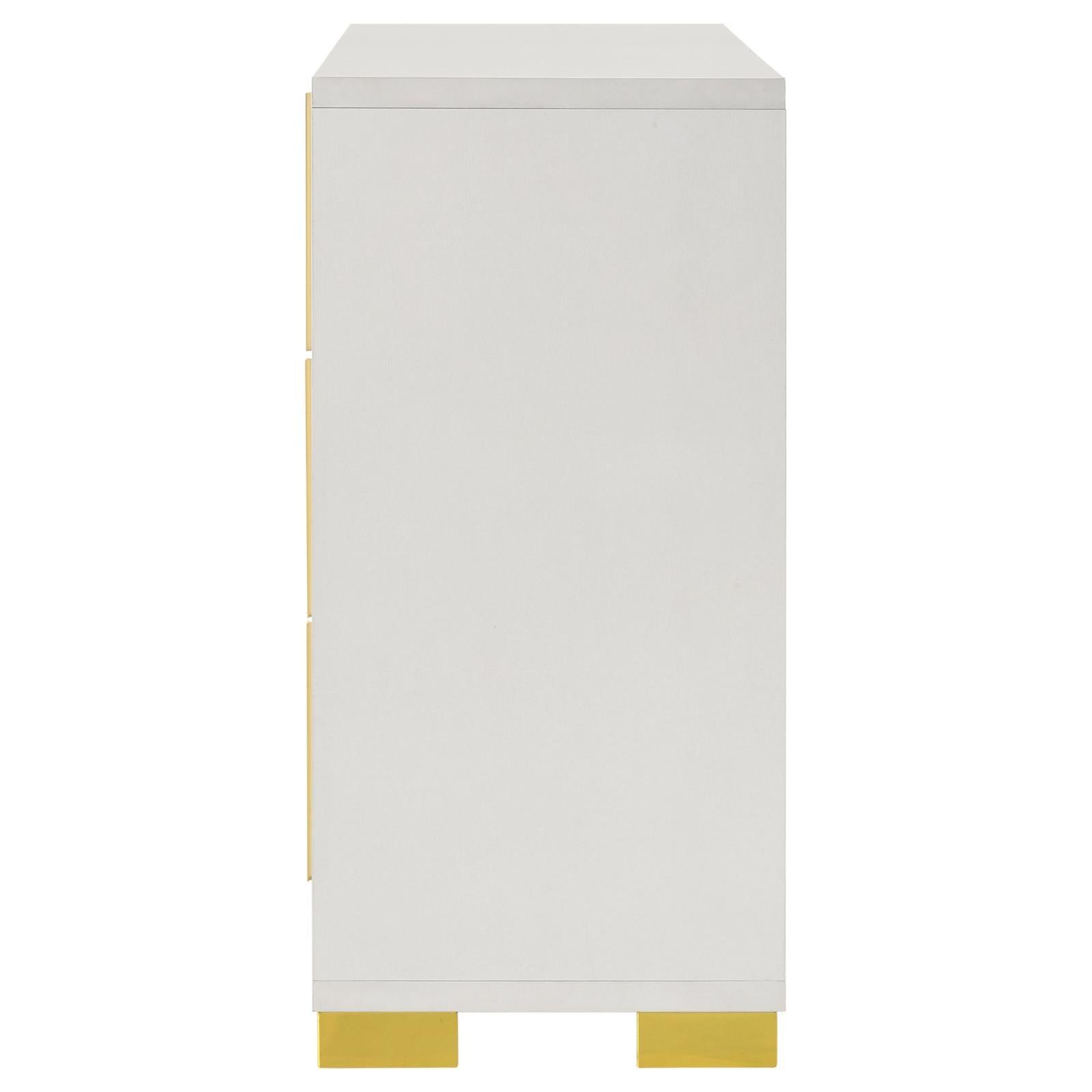 Open drawer showing smooth metal glide and drawer interior