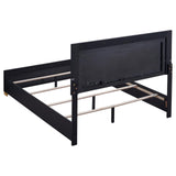 Top view showing Marceline bed frame and LED headboard