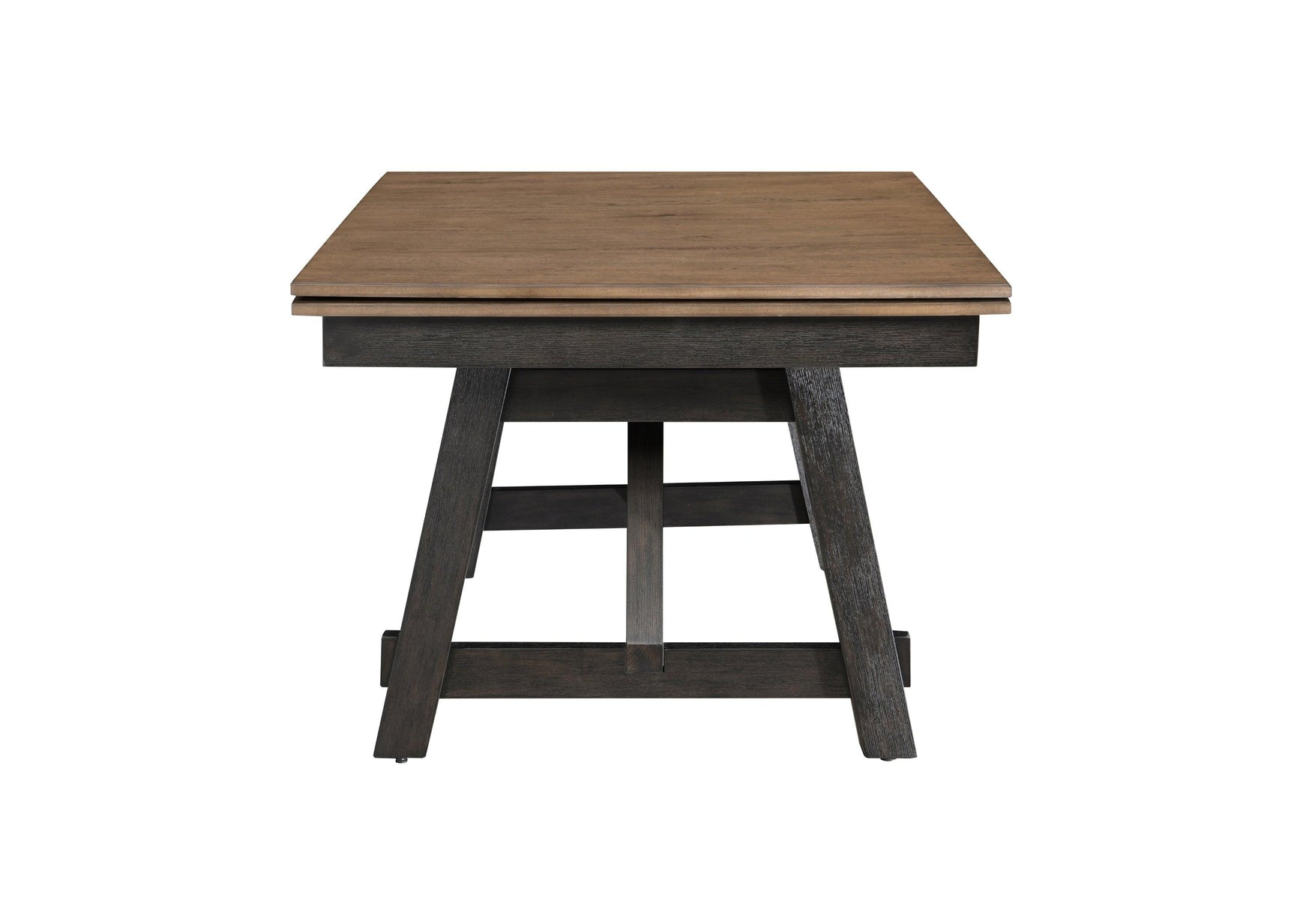 Dining table surface texture and finish detail