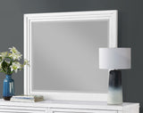 Beveled edge detail on Marielle dresser mirror