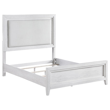 Marielle Queen Upholstered LED Panel Bed LED lighting detail