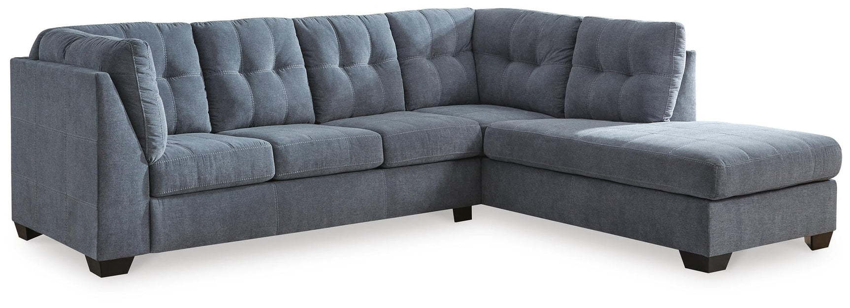 Marleton Denim 2-Piece Sleeper Sectional with Ottoman - image 3