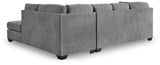 Marleton Gray 2-Piece Sectional with Ottoman - image 4