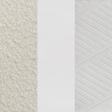 Marmore 64-inch Eastern King Panel Bed LED Headboard White view 11
