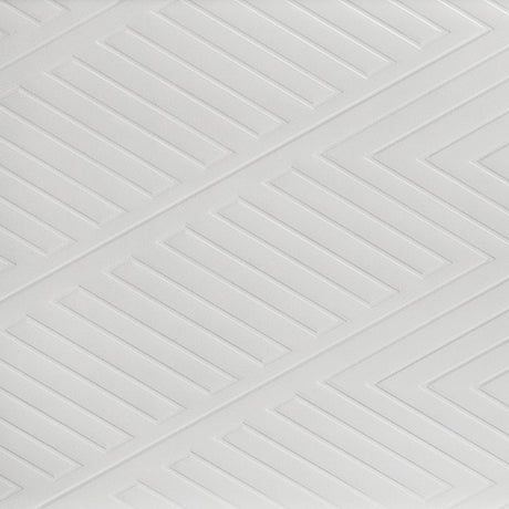 Marmore 64-inch Queen Panel Bed LED Headboard White view 8