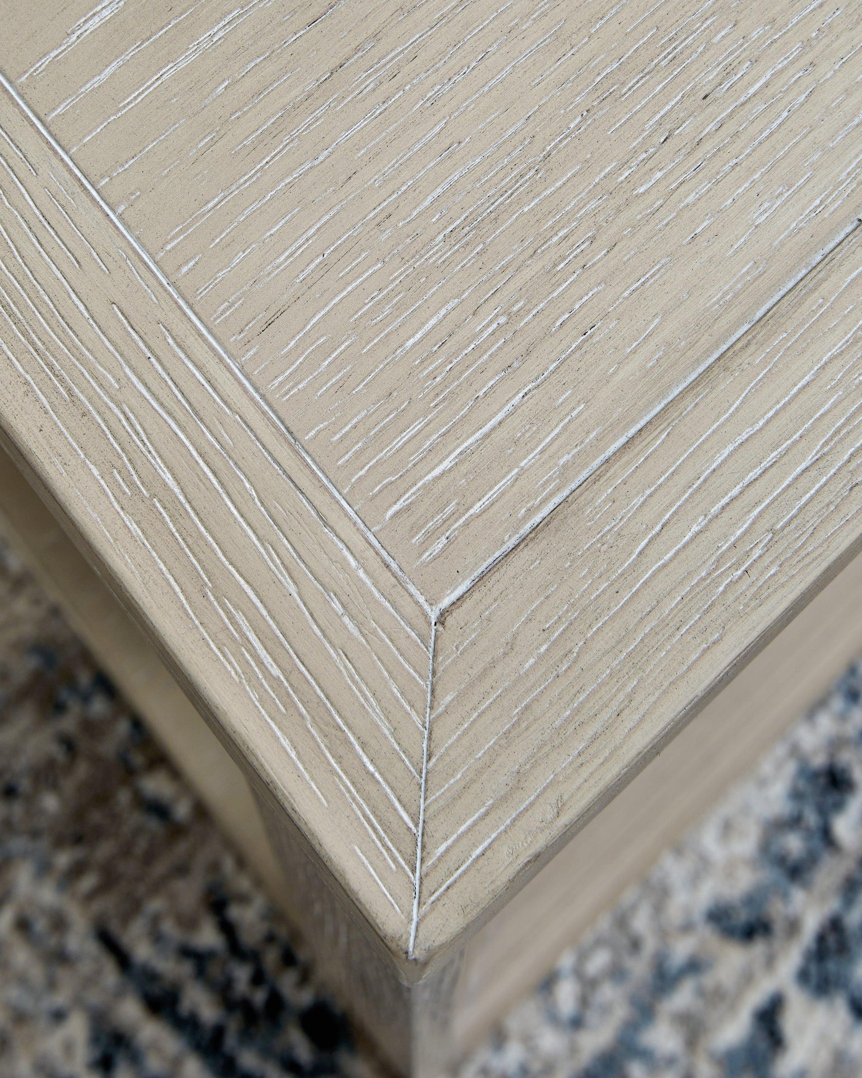 Marxhart Bisque End Table showing Art Deco frame