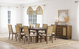 Side profile of table with leaf retracted