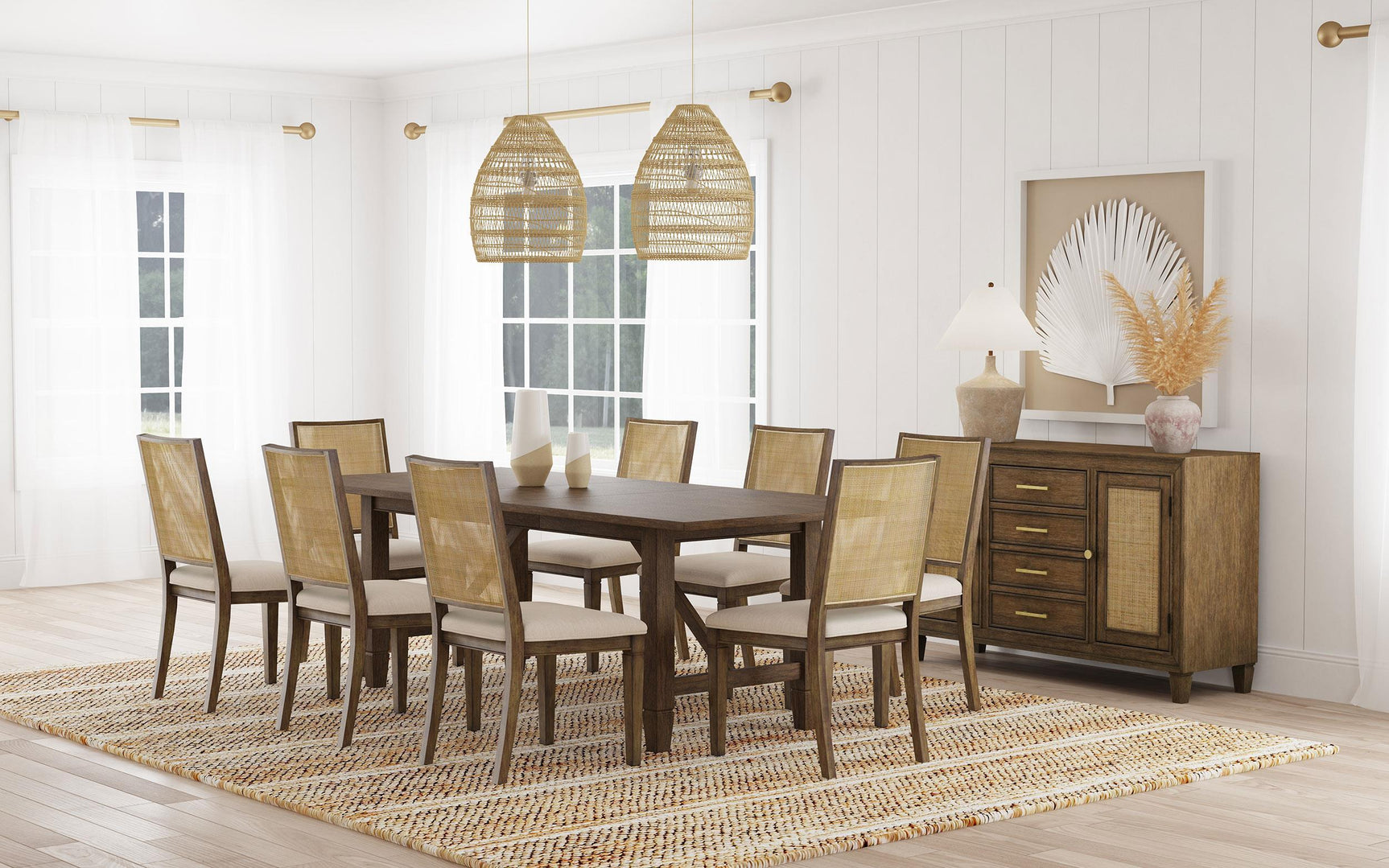 Side profile of table with leaf retracted