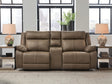 Max-Momentum Biscotti 3-Piece Power Reclining Sectional Loveseat with Audio Console view 5