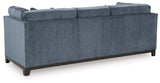 Another main angle view of Maxon Place Navy Chenille Sofa
