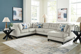 Maxon Place Stone Chenille 3-Piece Sectional with Chaise - image 4