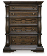 Maylee Chest drawers fully open showing interior