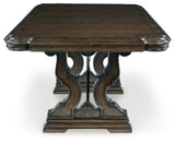 Maylee Table ornamental applique detail