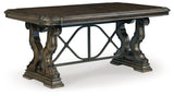 Maylee Table shaped metal stretcher detail