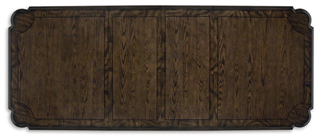 Maylee Dining Table top surface close-up