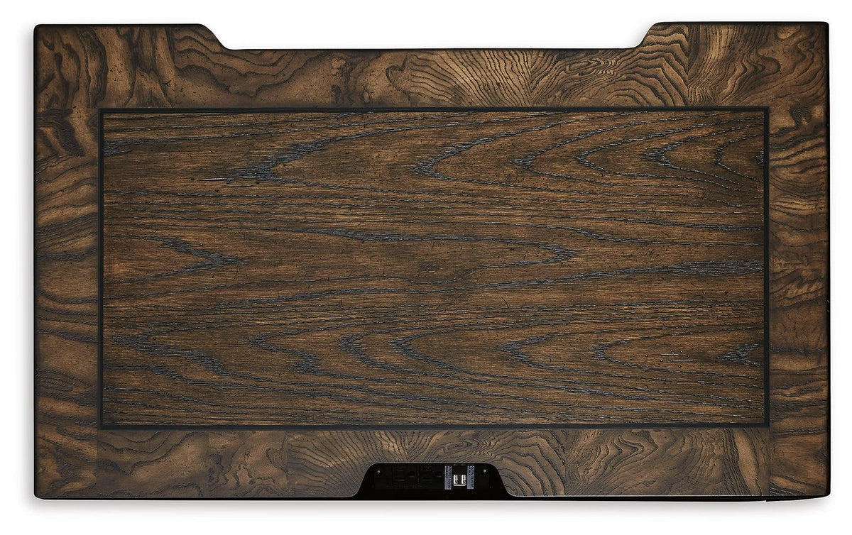 Maylee Nightstand pull-out tray detail