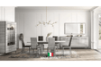 Mia Dining Collection 2-Door Vitrine buffet cabinet front view