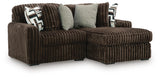Midnight-Madness Chocolate 2-Piece Sectional with Chaise - image 2