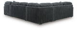 Midnight-Madness Gunmetal 4-Piece Sectional with Chaise - image 3