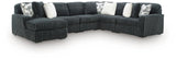 Midnight-Madness Gunmetal 6-Piece Sectional with Chaise - image 2