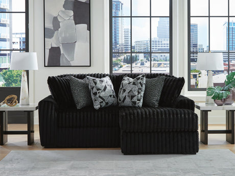 Midnight-Madness Onyx 2-Piece Sectional with Chaise - image 1