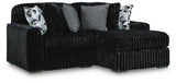 Midnight-Madness Onyx 2-Piece Sectional with Chaise - image 2