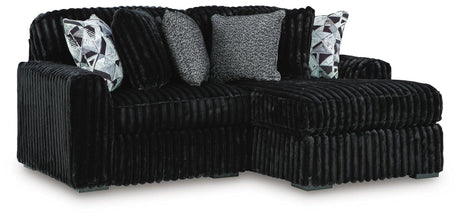 Midnight-Madness Onyx 2-Piece Sectional with Chaise - image 2
