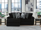 Midnight-Madness Onyx 2-Piece Sectional with Chaise from Decor Furniture