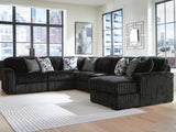 Midnight-Madness Onyx 6-Piece Sectional with Chaise - image 1