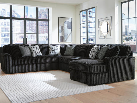 Midnight-Madness Onyx 6-Piece Sectional with Chaise - image 1