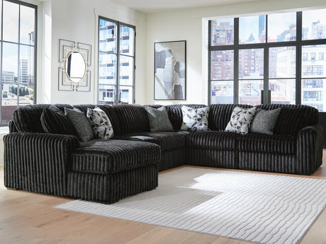 Midnight-Madness Onyx 6-Piece Sectional with Chaise - image 1