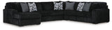 Midnight-Madness Onyx 6-Piece Sectional with Chaise - image 2