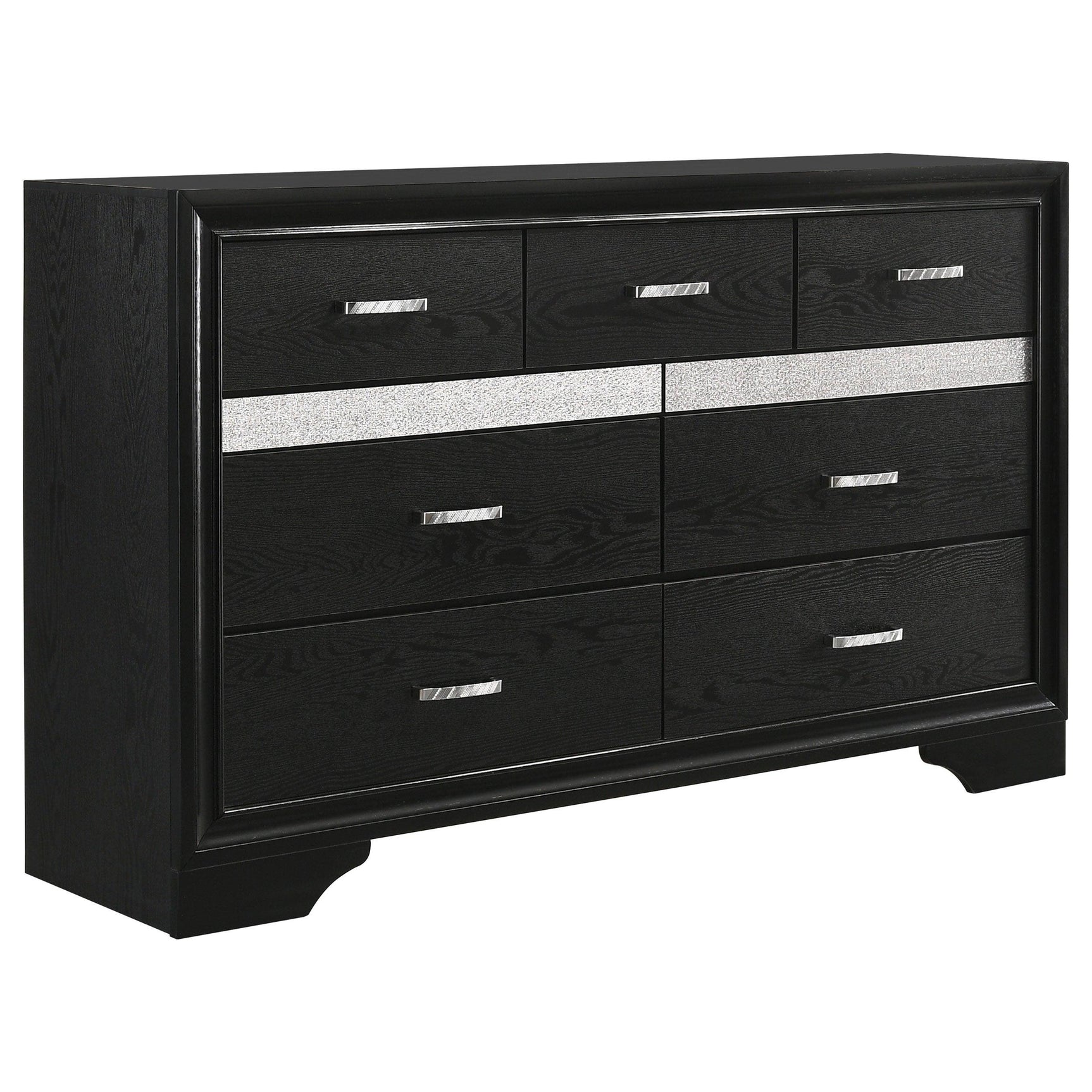 Bedroom setting of Miranda Black Storage Bedroom Set