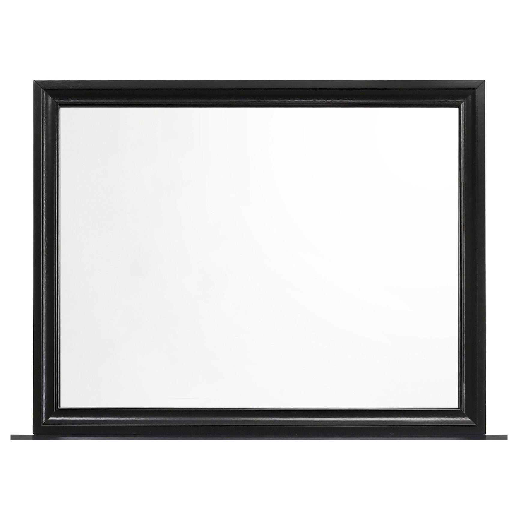 Bedroom perspective of Miranda Black Storage Bedroom Set