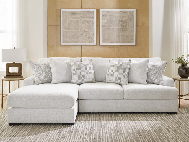 Misty-Lakes Chalk 2-Piece Sectional Sofa Chaise from Decor Furniture