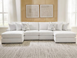 Misty-Lakes Chalk 4-Piece Double Chaise Sectional view 5