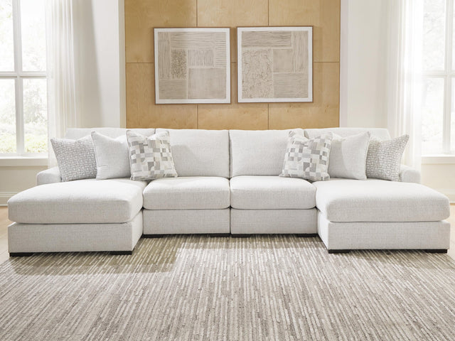 Misty-Lakes Chalk 4-Piece Double Chaise Sectional - image 1
