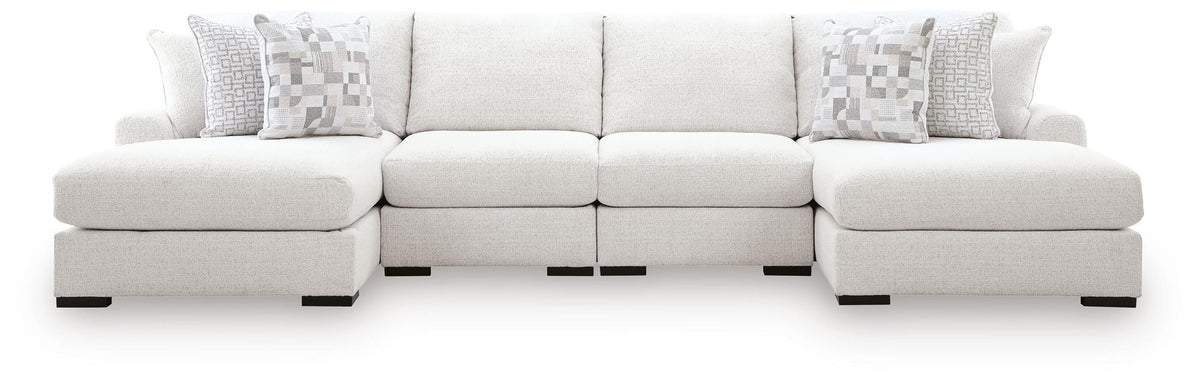 Misty-Lakes Chalk 4-Piece Double Chaise Sectional - image 2