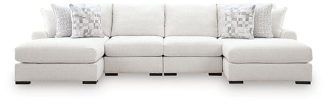 Misty-Lakes Chalk 4-Piece Double Chaise Sectional - image 2