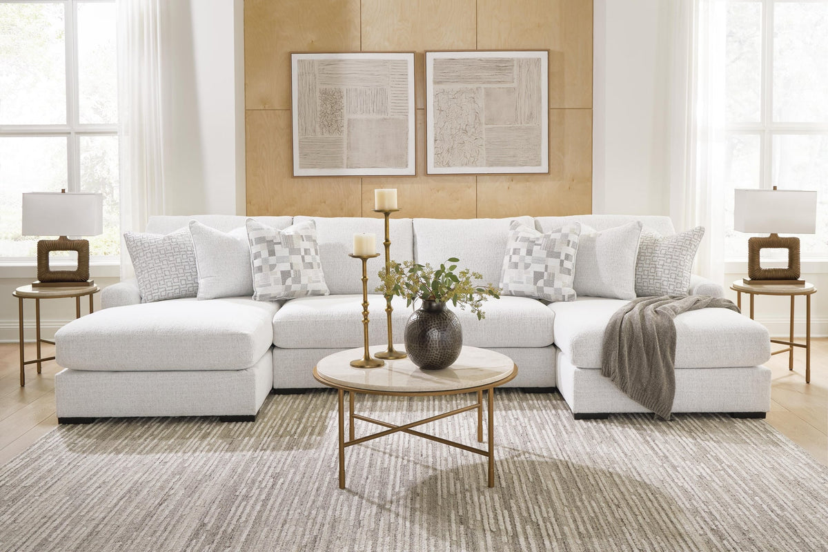 Misty-Lakes Chalk 4-Piece Double Chaise Sectional - image 3