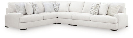 Misty-Lakes Chalk 4-Piece Sectional from Decor Furniture