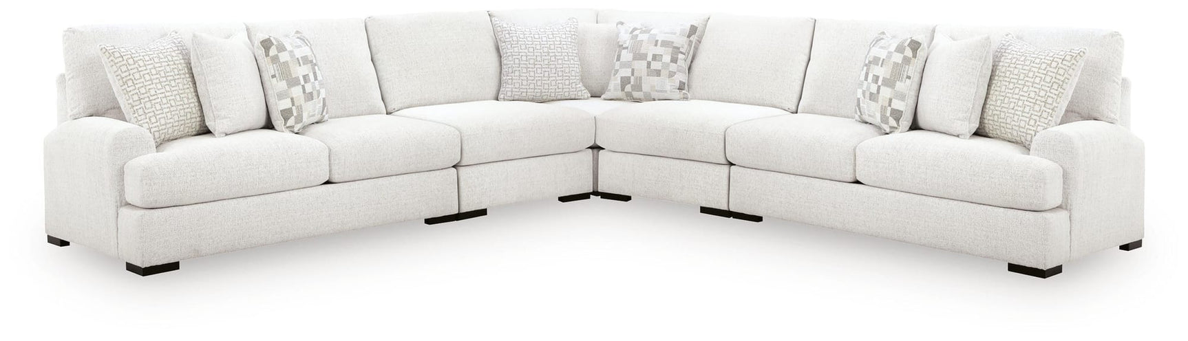 Misty-Lakes Chalk 5-Piece Sectional from Decor Furniture