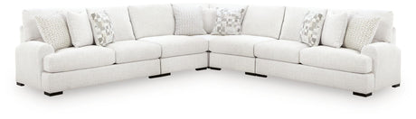 Misty-Lakes Chalk 5-Piece Sectional from Decor Furniture