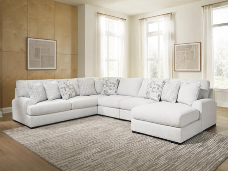 Misty-Lakes Chalk 5-Piece Sectional with Chaise - image 1