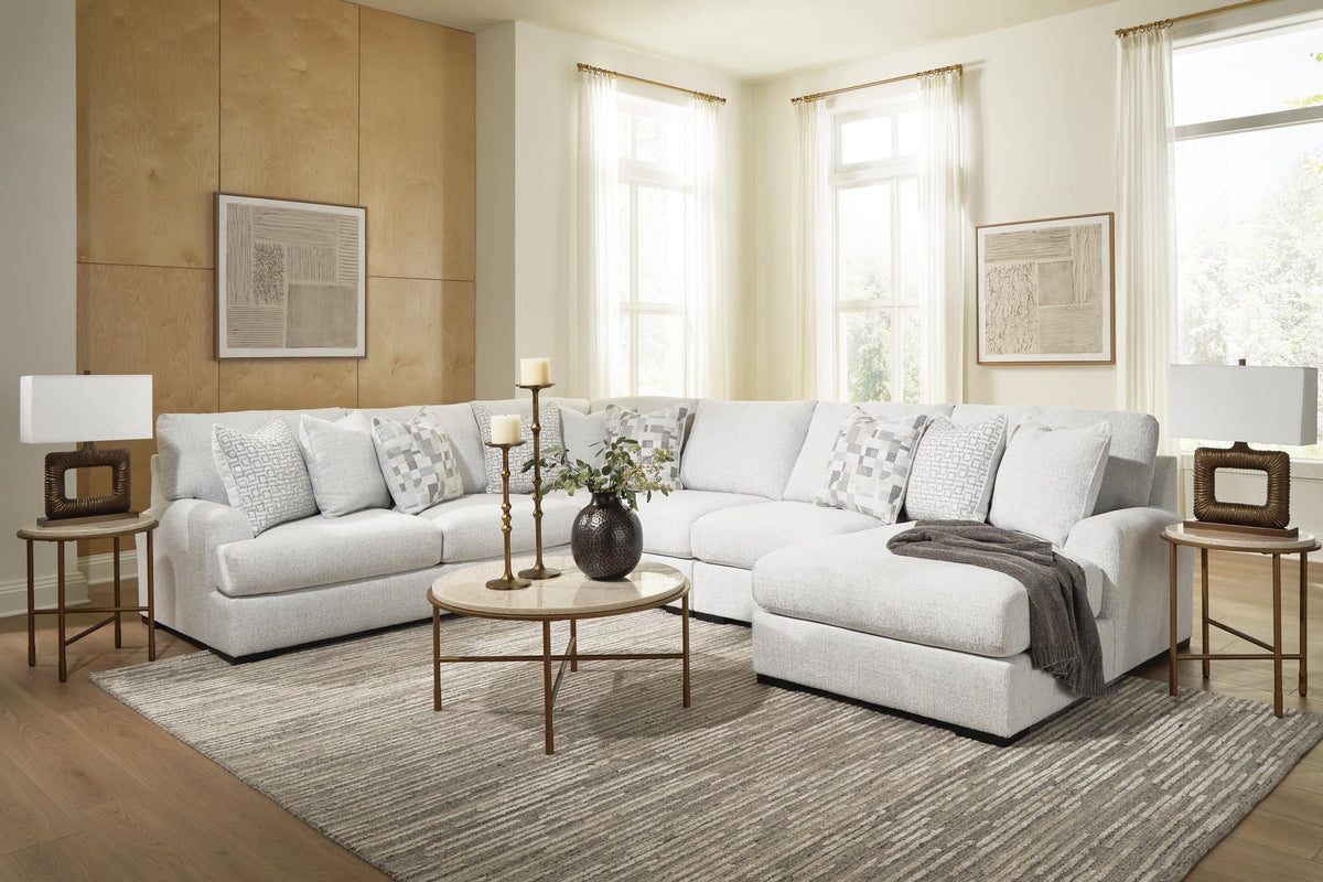 Misty-Lakes Chalk 5-Piece Sectional with Chaise - image 3