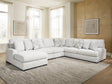 Misty-Lakes Chalk 5-Piece Sectional with Chaise - image 1