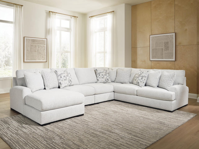 Misty-Lakes Chalk 5-Piece Sectional with Chaise - image 1