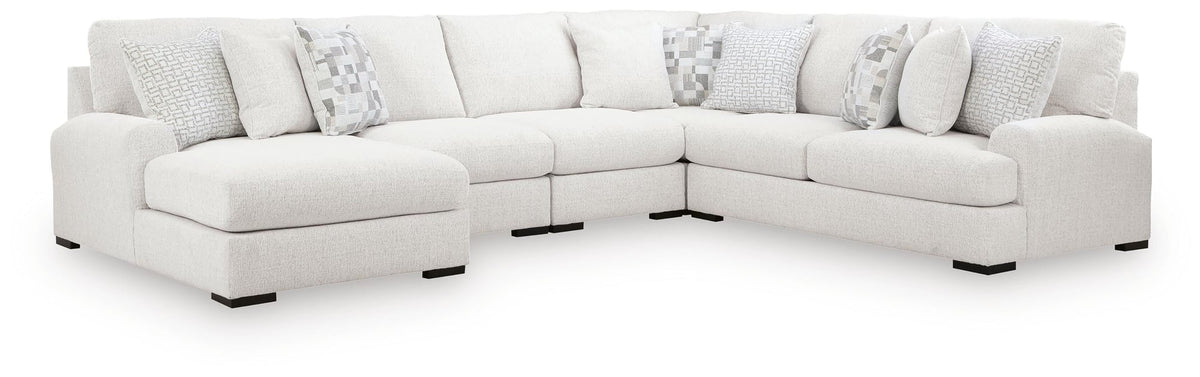 Misty-Lakes Chalk 5-Piece Sectional with Chaise - image 2
